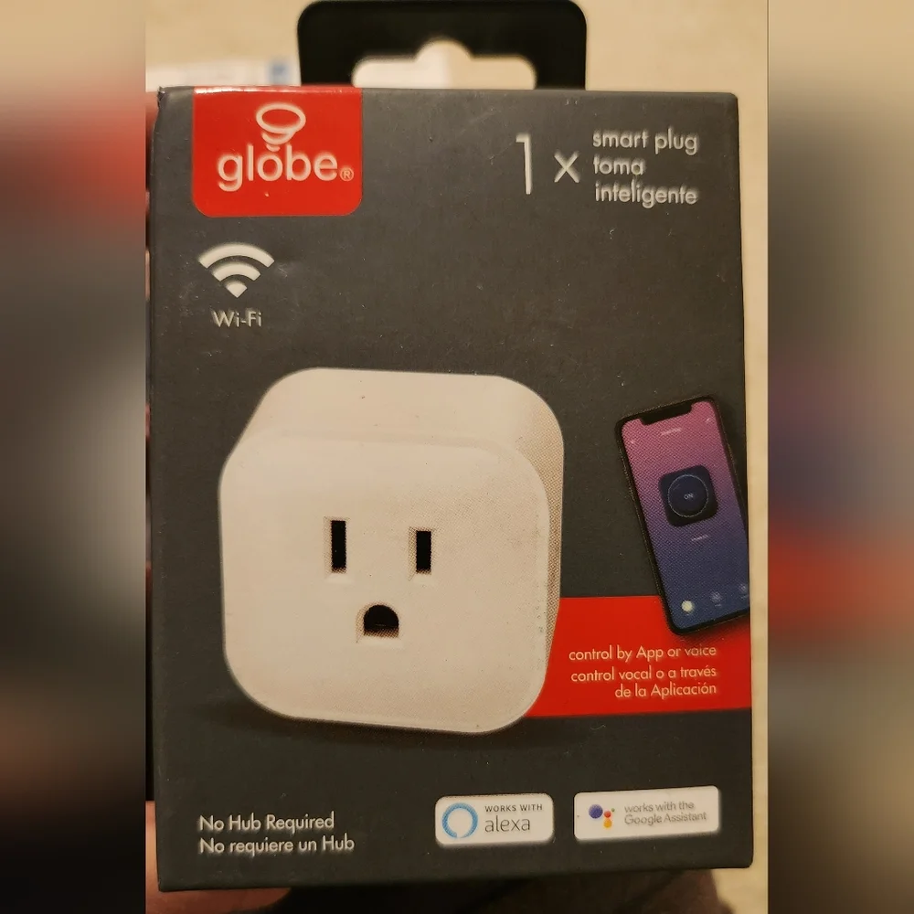 Globe Smart Plug with Wi-Fi Control